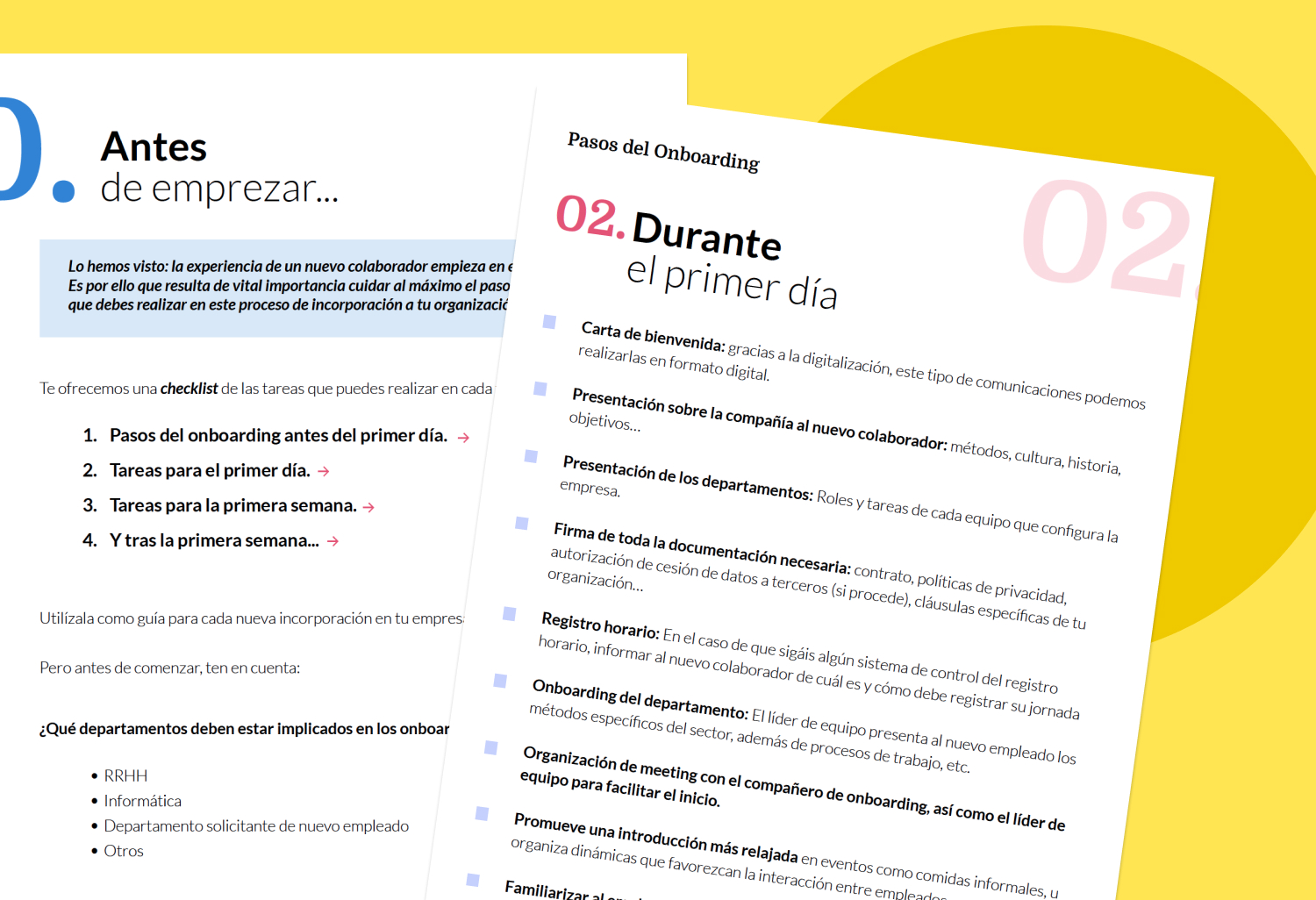 Pasos para el proceso onboarding [PLANTILLA DESCARGABLE]