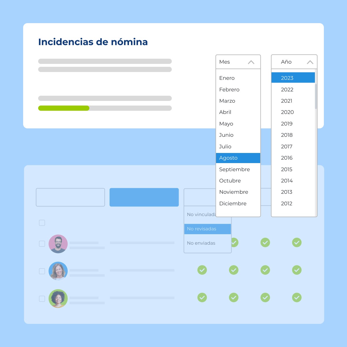 Almacena y visualiza el histórico de reportes