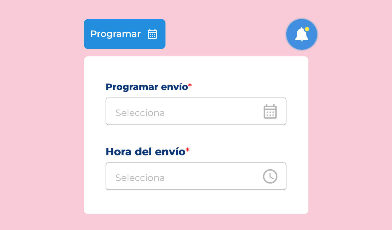 Programa de envíos y recordatorios