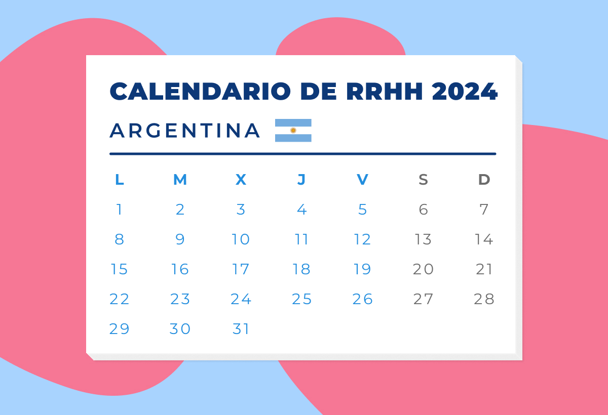 Calendario Laboral en Argentina 2024 