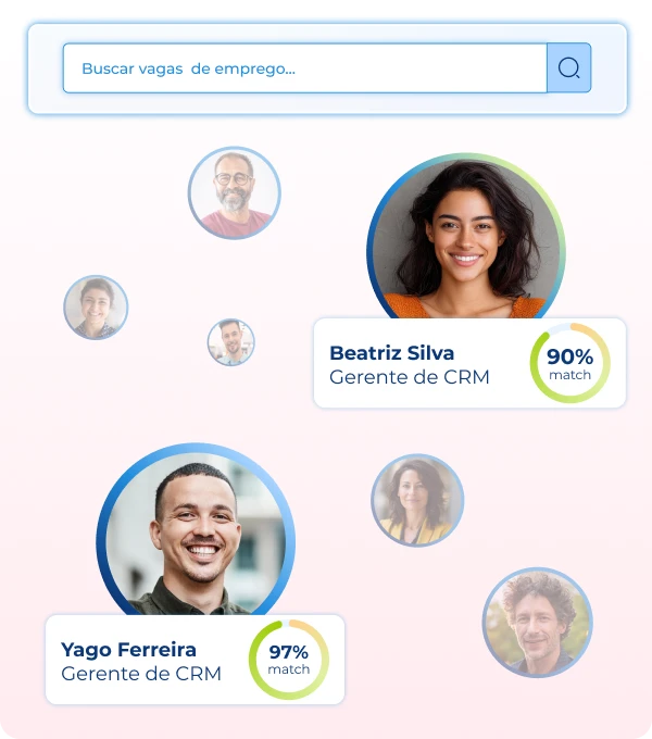 imagem mostra o software de recrutamento onde a busca por vagas é mais qualificada