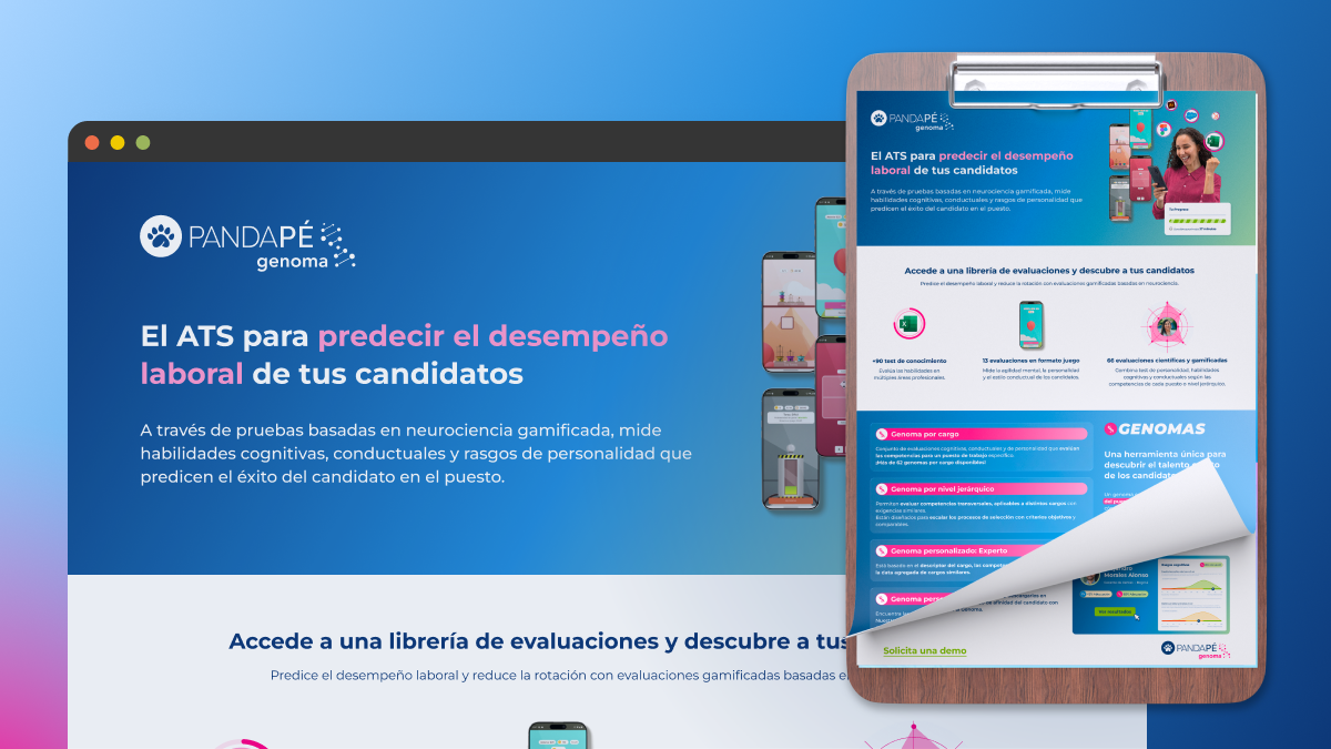 Predice el éxito laboral de los candidatos con Pandapé Genoma