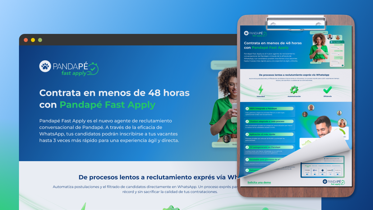 Contrata más rápido con Pandapé Fast Apply
