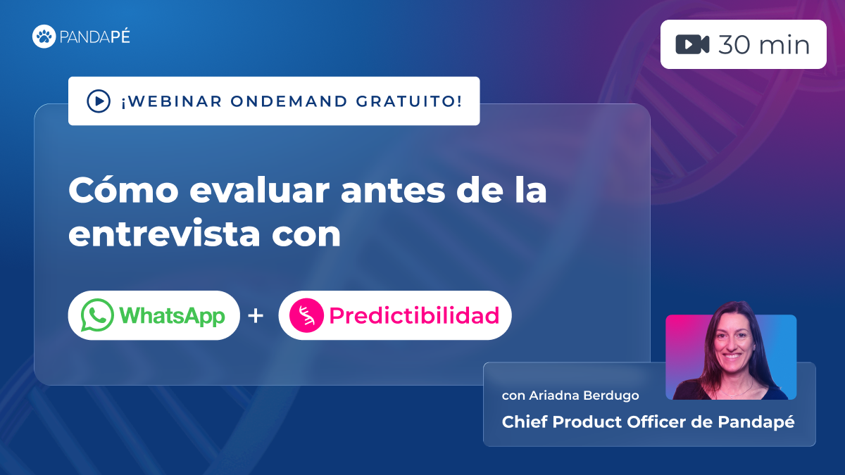Genoma Fast: WhatsApp + Predicción para evaluar antes de entrevistar