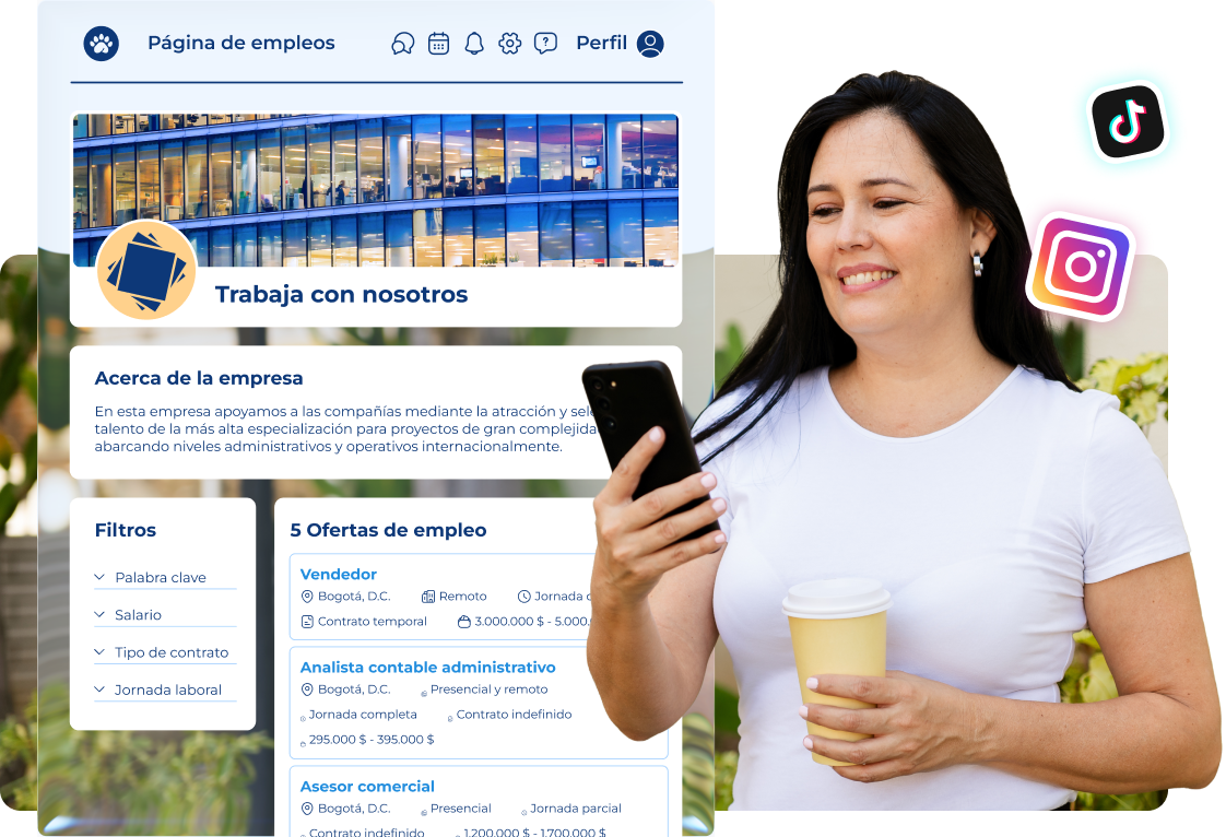 No es una estrategia aislada, lleva al talento interesado a tu página de empleos para maximizar tu estrategia de atracción de talento