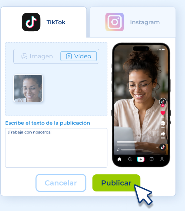 Revisa cómo se verá la publicación y lánzala desde Pandapé para llevar talento a tu Página de Empleos.