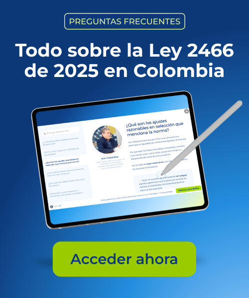 Ley Contratacion de personas con discapacidad Colombia
